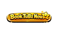 book tube now logo on a black background